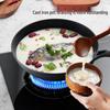 COOKER KING CC30CG 30cm Cast Iron Stir-Fry Wok