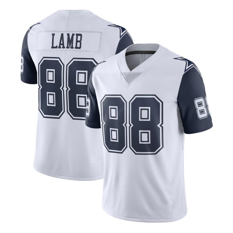 Dallas Cowboys NFL Football Jersey CeeDee Lamb 88 Embroidered Team Uniform Men Fans