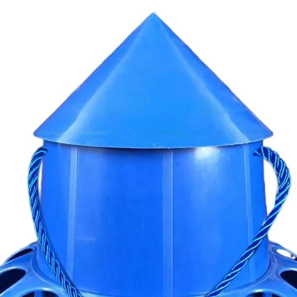 1Pcs New 11 Holes Poultry Pigeon Feeder Plastic 25x23cm Chicken Automatic Feeder Bird Feeding Bucket for Chicken Pigeon Budgies