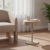 Side Table Minimalist Curvilinear Compact Furniture for Living Room, Bedroom, Reading