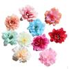 10 Pcs 9 Cm Artificial Silk Peony Heads Simulation Flowers for DIY Headwear Decor
