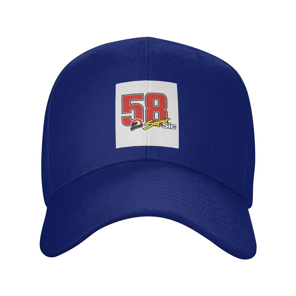 Unisex Baseball Hats Marco Simoncelli 58 Super Sic Outdoor Streetwear Summer Sports Baseball Caps Hip Hop Cap Casquette Hats