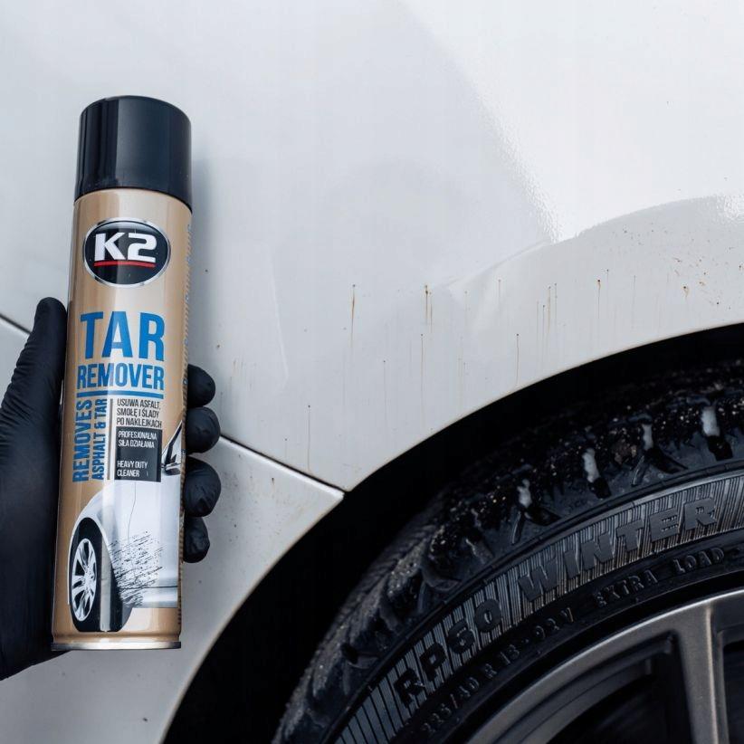 Zestaw Wosk Samochodowy Carnauba Twardy + Tar Remover Usuwanie Kleju Smoły