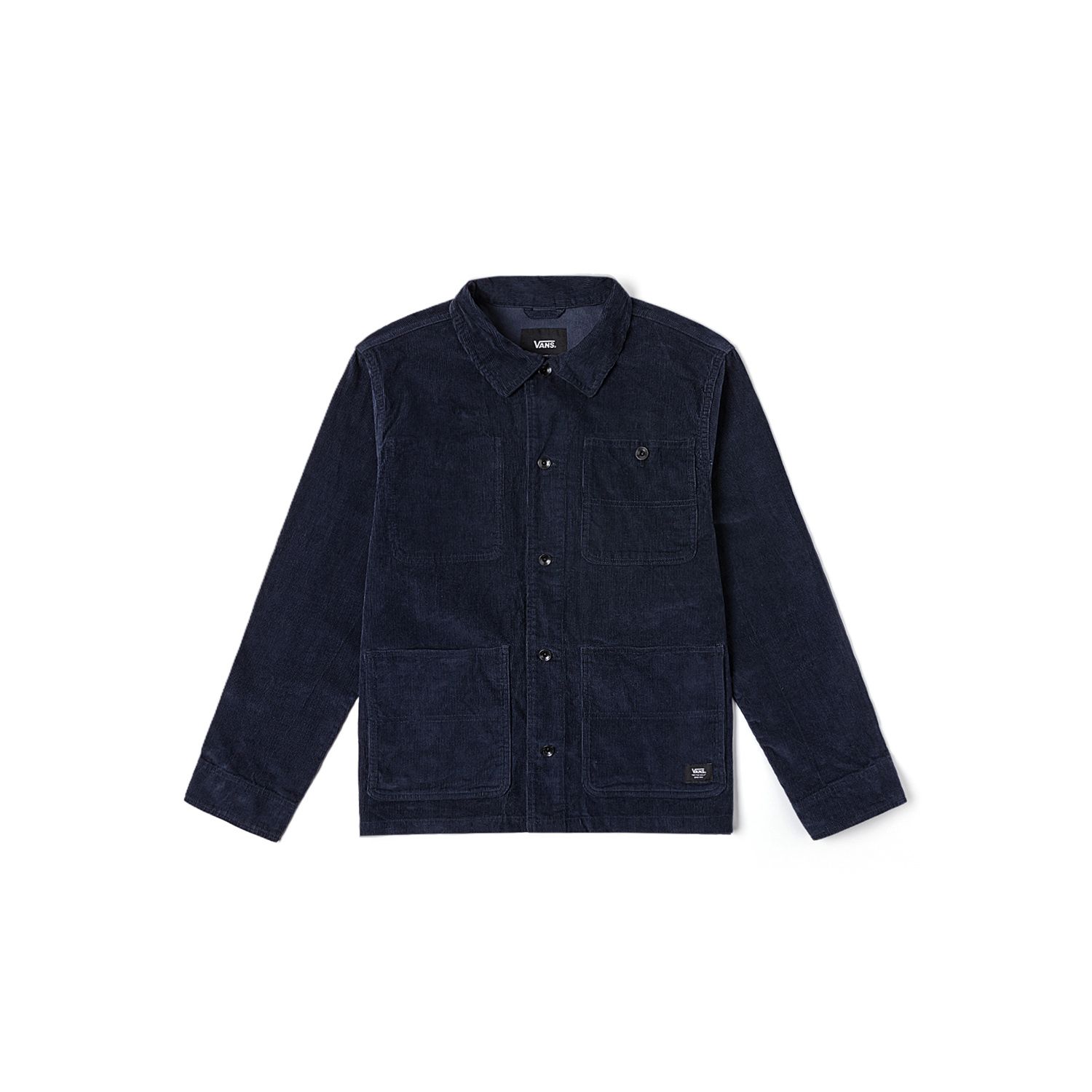 

Vans Button-Down Corduroy Long Sleeve Jacket Men jackets Dark-Blue VN000KV2JDU L