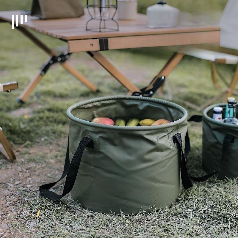 Car Wash Bucket Foldable Camping Bucket Portable Outdoor Travel Basin For Fishing Gardening Pet Cleaning BBQ Hiking Yard