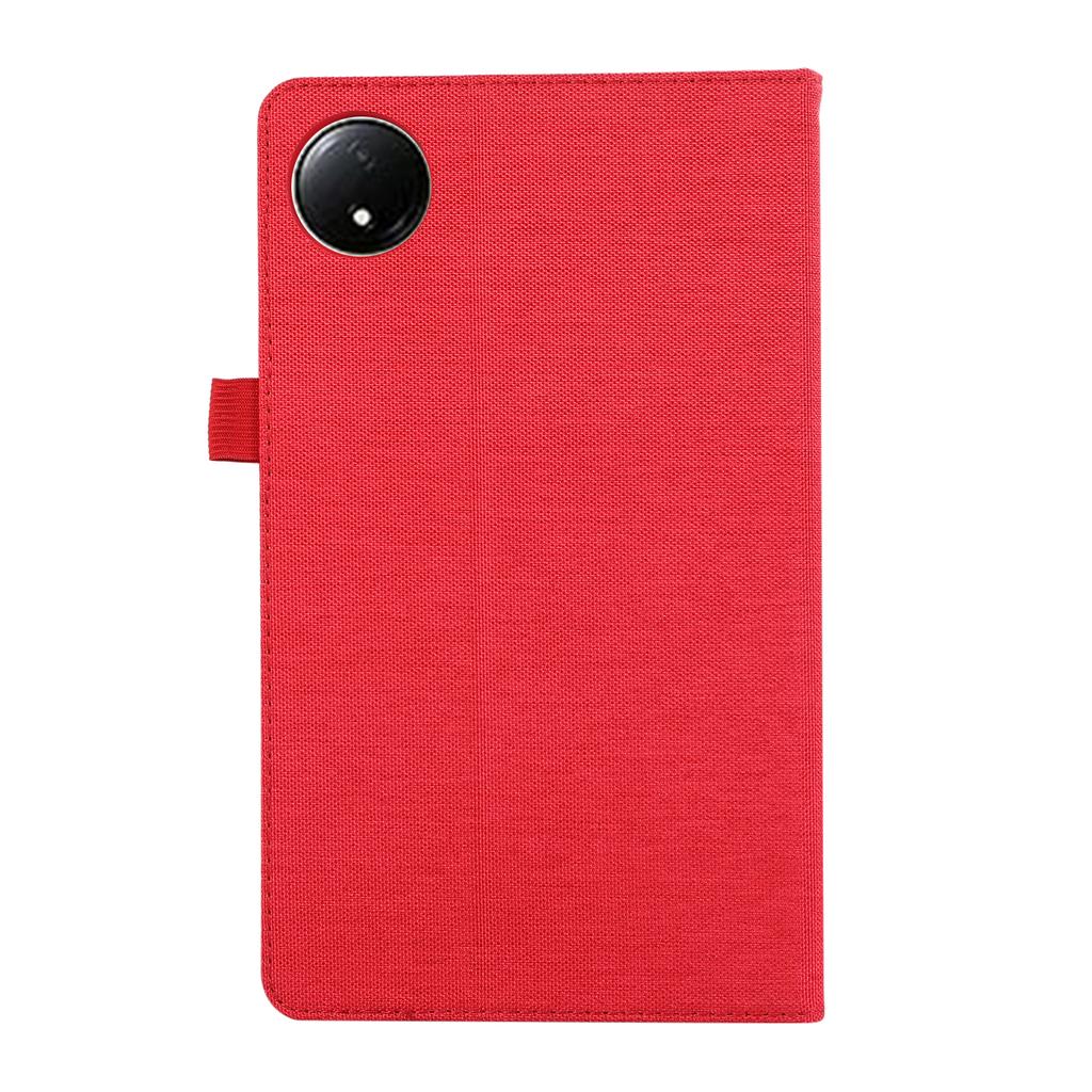 For Xiaomi Redmi Pad SE 4G 8.7 Inch Leather Case Card Holder Cloth Texture Tablet Stand Cover