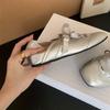Fashion Women Flats Bow Ballet Dance Mary Jane Shoes Summer Autumn Girls Sandals Fashion New Dress Designer Casual Shallow Footwear