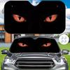 Eye-Catching Red Eyes Car Sunshade - Excellent Insulation Universal Fit, Stylish Design for Modern Vehicles, Sunshade for Car