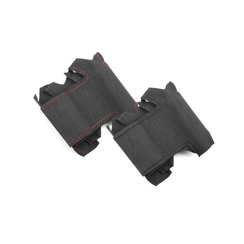 For Toyota Sienna 2011 2012 2013 2014 Hand Braid Suede Leather Car Styling Interior Steering Wheel Cover Trim