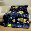 Space Bus Space Adventure Kids Blanket bedroom Blanket for Livingroom Couch lunch break Soft throw for Friend's festival Gift