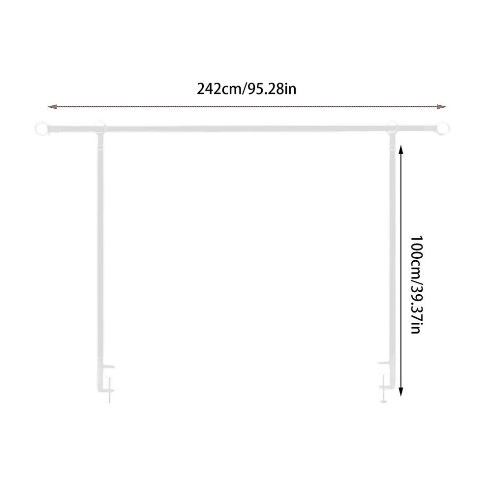 Table Rod Stand Clamps Adjustable Metal