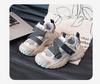 Children's mesh sneakers 2025 autumn new ultra-light non-slip girls' dad shoes medium and large children's non-slip running shoes