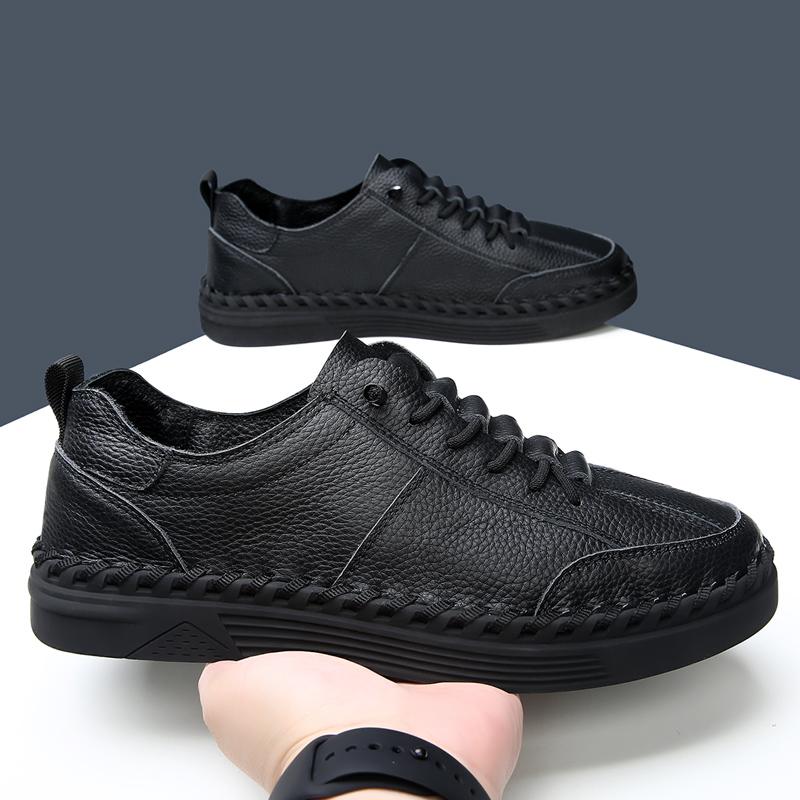 

Мода Базовая Мужская обувь шнуровка Замшевые Челси Ботинки мода Кожа Остроносые Формальные Ботильоны Мужская обувь Zapatillas Hombre 10 чёрный