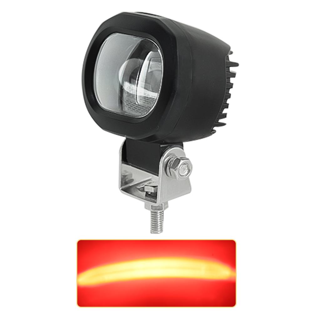 Forklift LED Red Line Truck Safety Light Bar Red Light Safety Working Warning Lamp Side Line Marker Lights 12V-24V 1pc