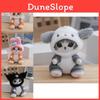 Adorable Plush Shark Cat Backpack Keychain Doll Pendant For Creative Gifts