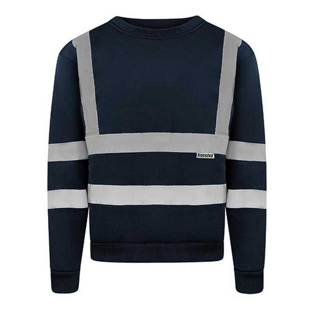 Korntex Mens Limerick Hi-Vis Sweatshirt