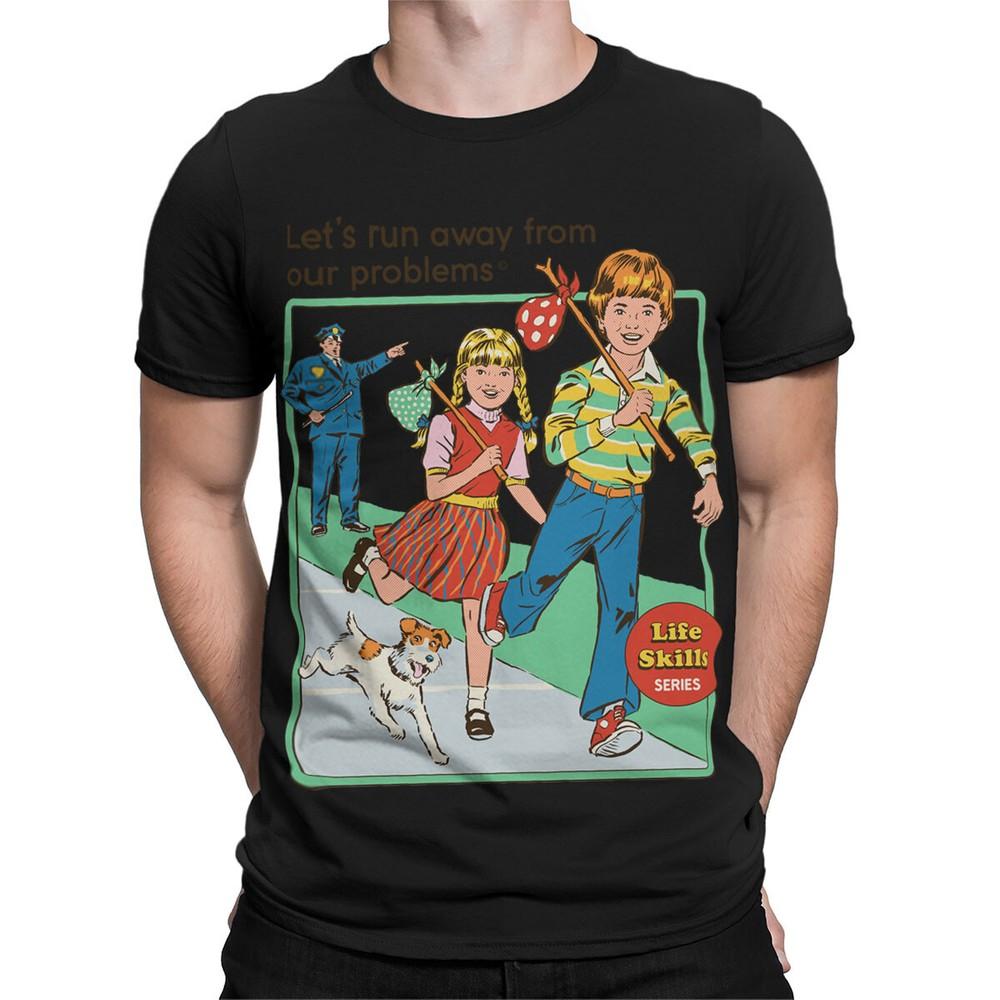 

Футболка в стиле 80-х с тематикой побега для свободолюбивых душ #SR#T433 2XL