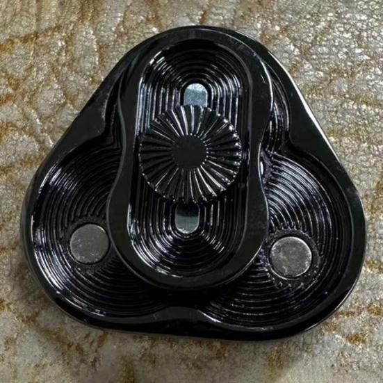 Triangle Fidget Slider Stress Anxiety Relief Portable Kids Teens Adults Magnetic Metal Fingertip Slider Pocket EDC Slider Sensory Toy