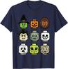 Halloween Building Blocks Head Cute Bricks Costume Boys T-Shirt