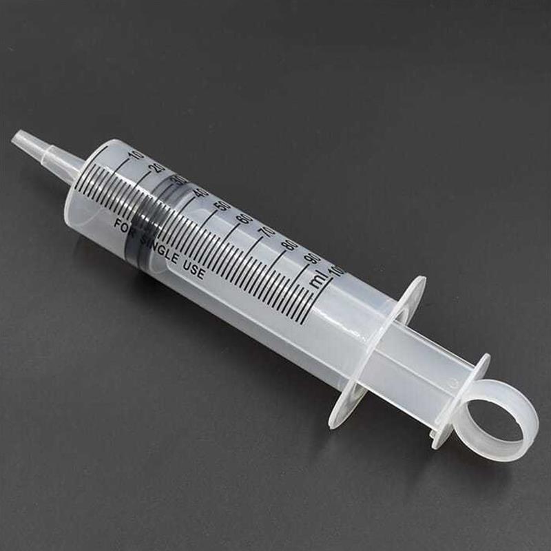 One Set 100Ml Motorcycle Disc Brake Hose Air Bleeding Tool Hydraulic Fluid Brake Pump Caliper Repair Vacuum Injector Repair Tool