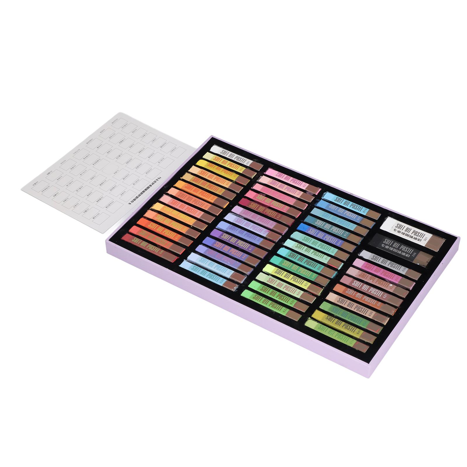 

50 шт. Масляная пастель ярких цветов глянцевая однородная безопасная надежная DIY интересные декоративные художественные принадлежности