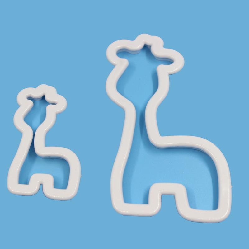 

2Pcs/Set Baking Cartoon Biscuit Mould Fondant Cake Decorating DIY Tools Pastry Fondant Moulds