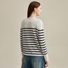 Zhaojun Women's Striped Wool Pullover Sweater