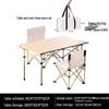Jingbang Outdoor Portable Folding Camping Picnic Table and Chair Set