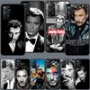 Johnny Hallyday Music Black Phone Case For Redmi 13C 14C Note 14 13 Pro Plus 5G Clear Capa 12 12C 10A 10C 10 9A 9C 9T 9 8 Pro Co