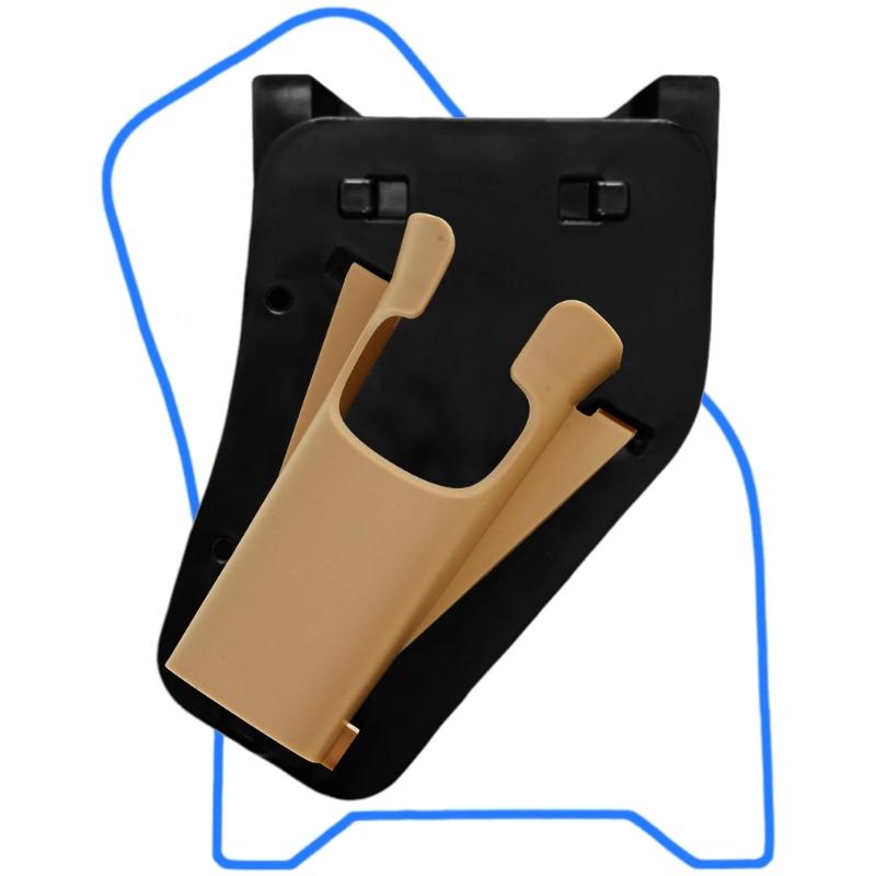 Porta canna da pesca a inserimento rapido per cintura, porta canne da pesca a scorrimento, fondine portatili per canne da pesca, per pesca a mosca
