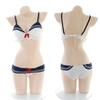 Sexy lingerie open crotch free sexy slutty teasing three-point sailor super slutty extreme temptation navy
