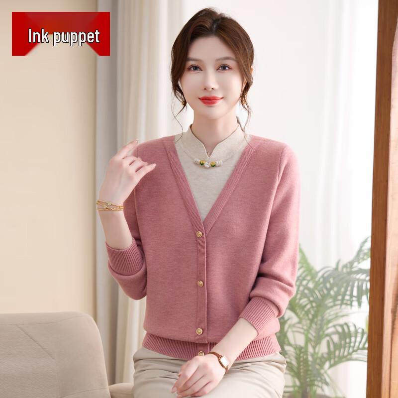 

Women s Winter Faux Two-Piece Knit Fleece Sweater 4XL