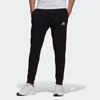 Adidas Embroidered Logo Jogger Sweatpants Men Bottoms Black GK9268