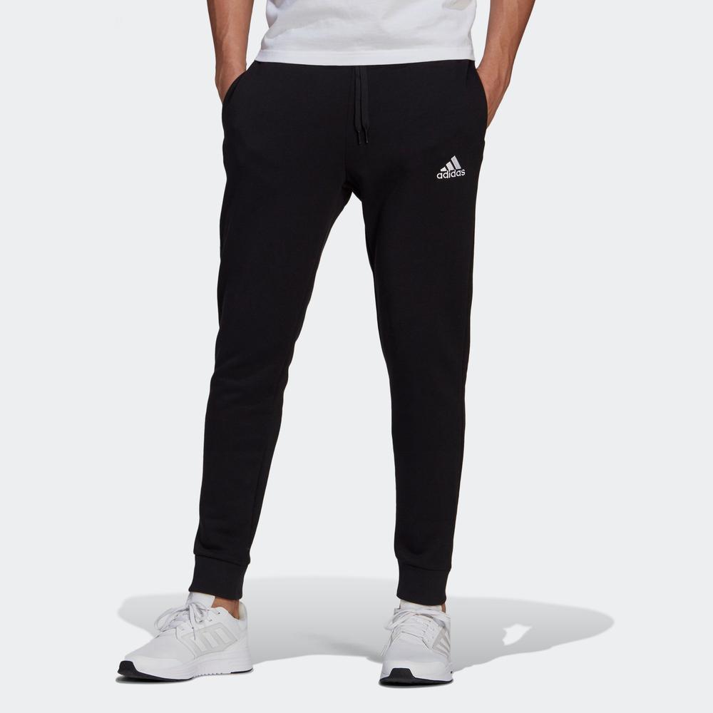Adidas Embroidered Logo Jogger Sweatpants Men Bottoms Black GK9268