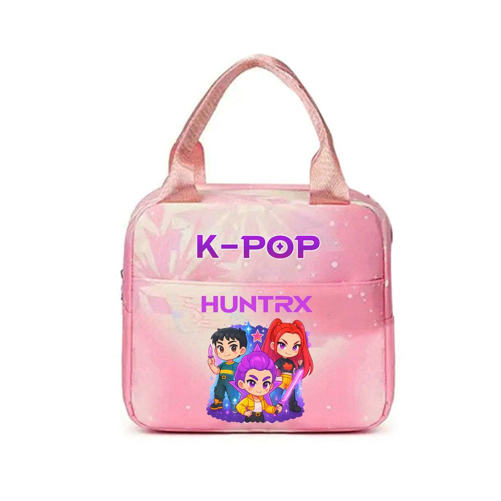 KPop lovci démonů Kancelářští pracovníci S obědovým sáčkem Přenosný izolovaný velkokapacitní obědový sáček Taška přes rameno Dvouúčelový