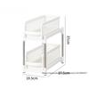 2-Tier Under Sink Organizer Kitchen Drawer Bathroom Storage Racks Multi-Use Slide-Out with Handles Under Sink Cabinet Organizers