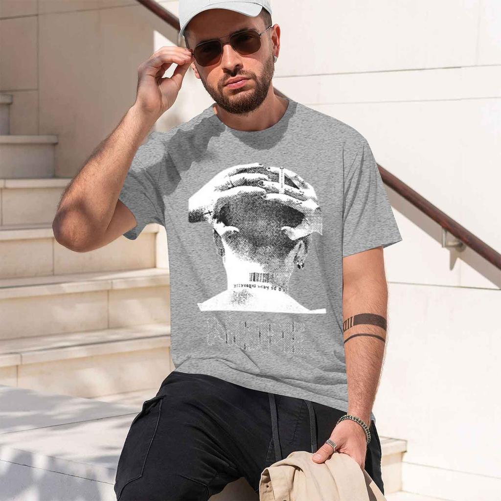 Coolmind U0089 Nope Exclusive Graphic Print Streetwear Unisex Tshirt Loose Big Size Unisex Tee Shirts 2026 New Model