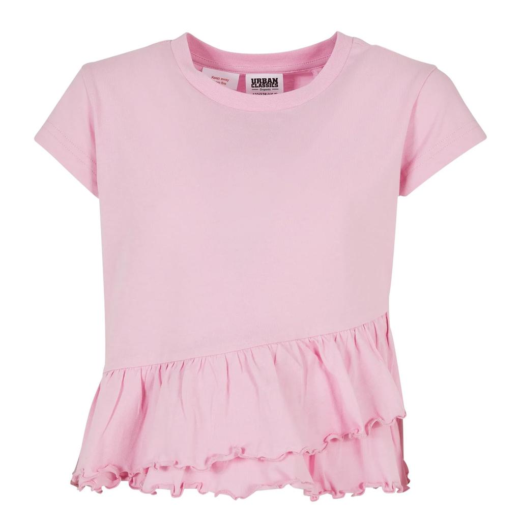 Urban Classics Girls Organic Frill T-Shirt
