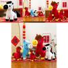 Chinese Zodiac Horse Plush Toy With Pp Cotton Filling For New Year Gifts And Collectors