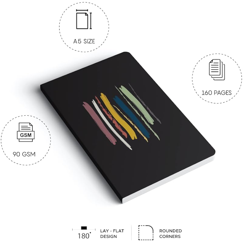 Factor Notes A5 Notebook: Ruled | 90 Gsm | 160 Pages (Flawed)