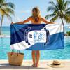 Asciugamano da Spiaggia Preston North End Football Morbido Microfibra Asciugamano Estivo Asciugatura Rapida Assorbente per Spiaggia Piscina Viaggio