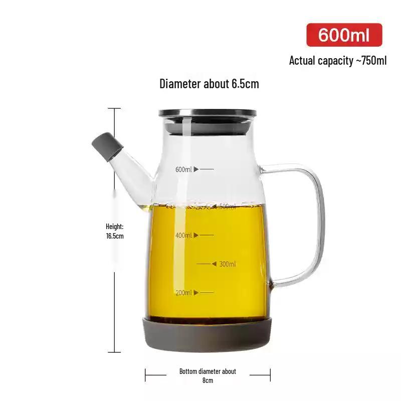 Andytai Two-in-One Glass Condiment Dispenser