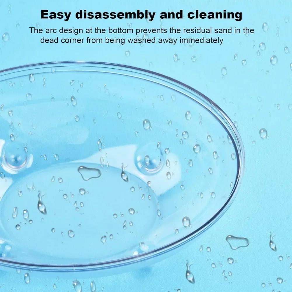 Hamster Bathroom Toilet Pet Sand Basin Transparent Golden Bear Gerbille Squirrel Pet Cage Box Bath Sand House Small Pet Bath