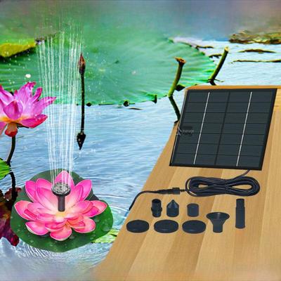 Compact Solar-Powered Water Fountain (190g)