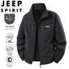 JEEP SPIRIT Herrjacka med ståkrage, vindtät, för utomhusbruk