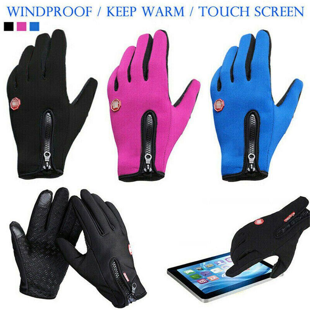 Fashion Thermal Riding Windproof Touch Screen Mitten Warm Gloves Anti-slip Sports Gloves