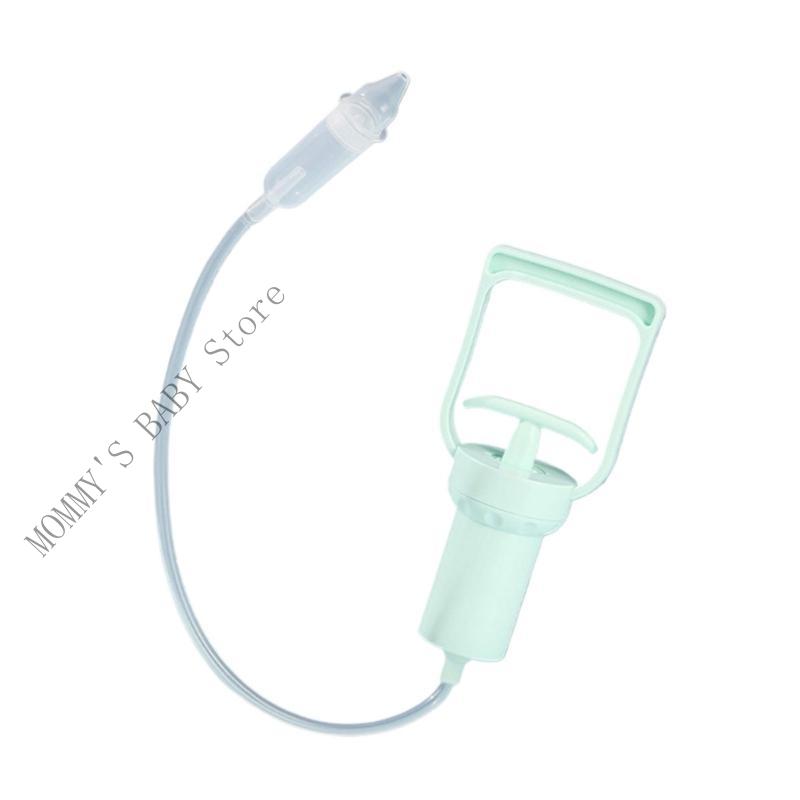 

H3CD Soft Silicone Baby Nasal Aspirator Portable Nose Cleaner for Easy Breathing синій