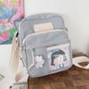 Girls Vintage Cute Shopping Bags Soft Nylon Crossbody Bag Shoulder Messenger Bag