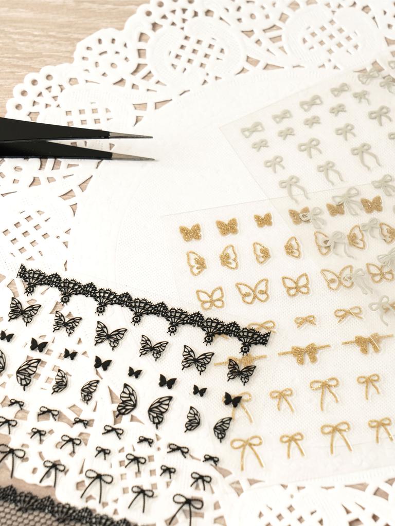 Decorative Nail Art Stickers for DIY Manicure