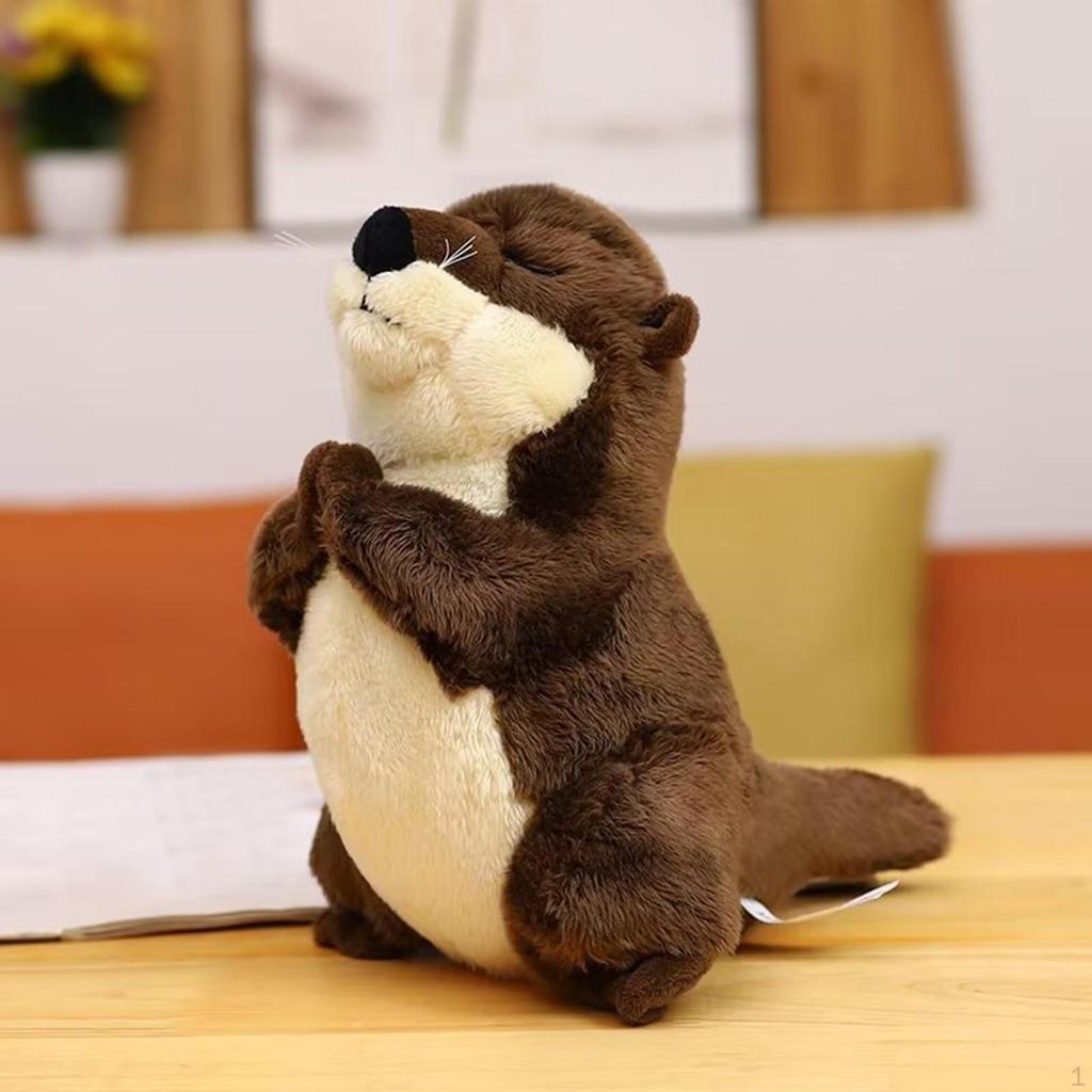 Otter Plush Toy Adorable Room Decor Gift Soft Flopsies River for Teens